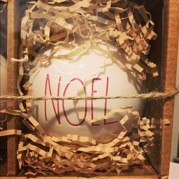 Rae Dunn Christmas “PEACE and NOEL”Ornaments - Picture 2 of 4